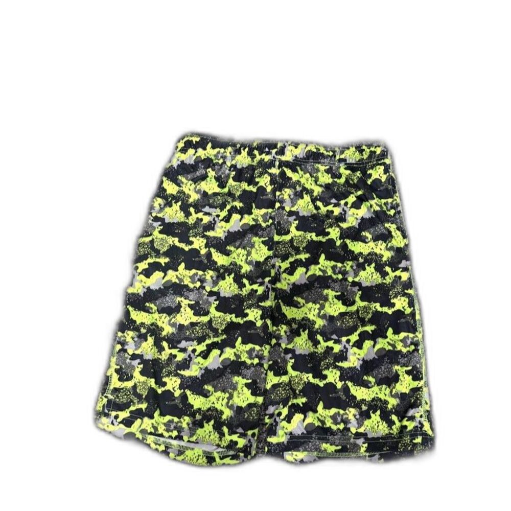 Athletic Works green camo performance active shorts XXL boys